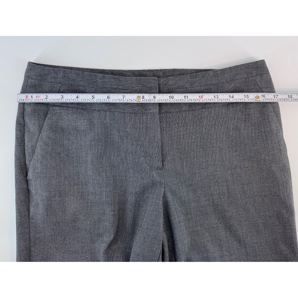 Worthington Women's Gray Dress Pants Size 8 Modern Fit Flat Front Work Slacks - Picture 8 of 16